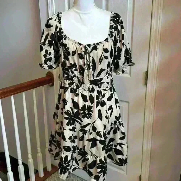 Hint of Blush NWT Short Sleeve Scoop Neck Elastic Waistband Women’s Size XL - Picture 5 of 14